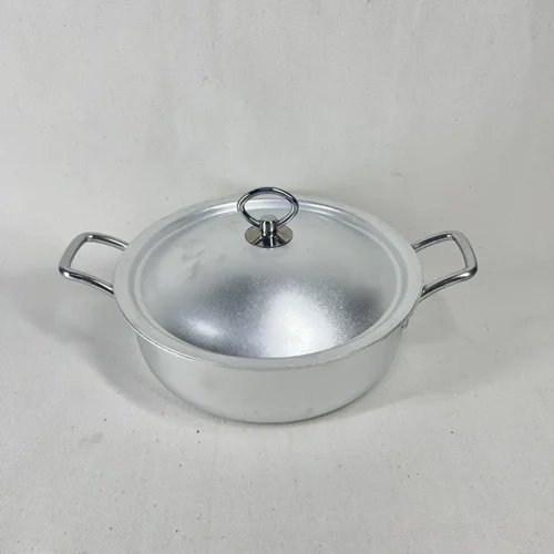 ماهیتابه روحی دستهدار سایز ۲۴ تاپ آلومین | نمایندگی پخش ایران